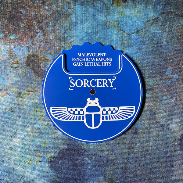 Scarab Sons - Magnetic Sorcery Tracker - 10th Edition 40k