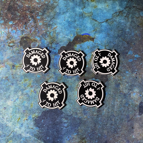Damaged Tokens - 11th ed Grimdark (5 Pack)