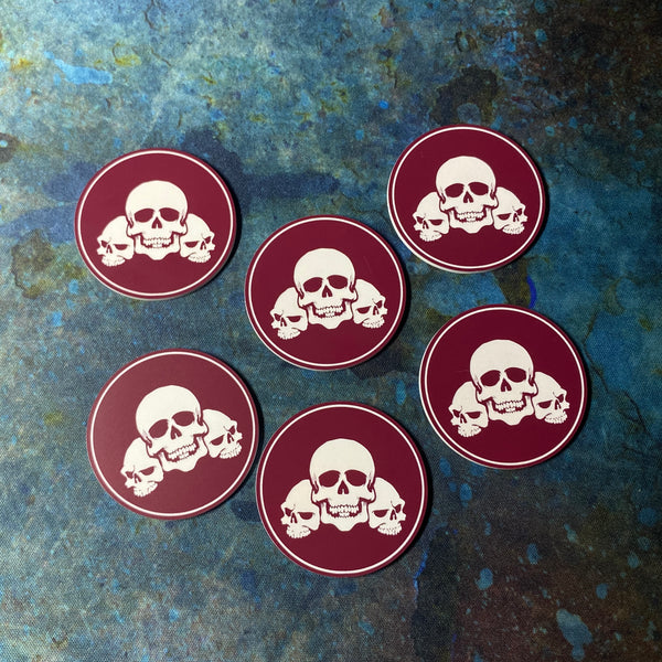 Bone Collectors 40mm Objective Tokens (6 Pack)