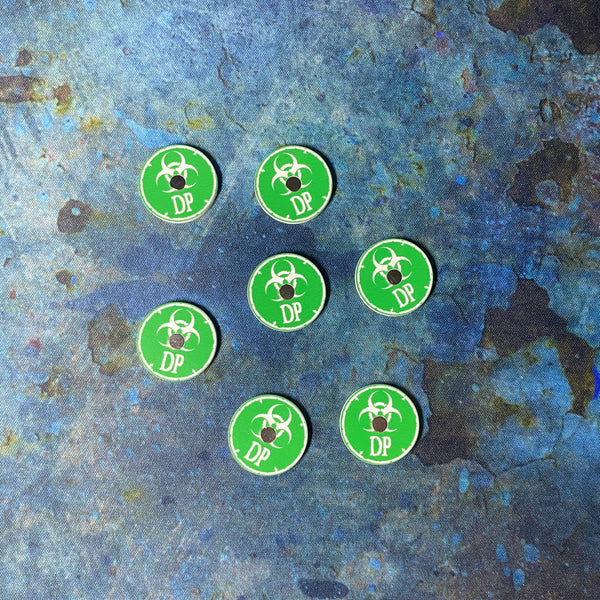 Lords of Decay -  Magnetic Disease Tracker Tokens (Pack of 7)
