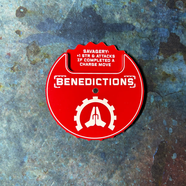 Machine Worshippers - Benedictions Tracker - 40k 10th Edition
