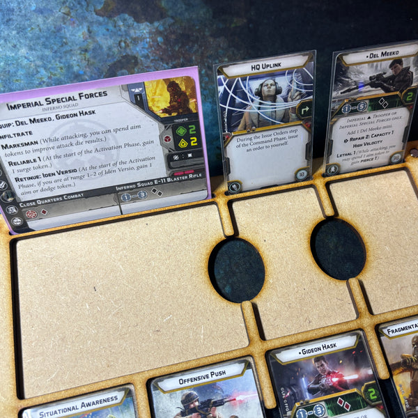 Galactic Wars - Unit Card Holder - Magnetised MDF