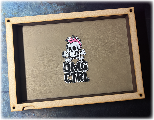 DMG CTRL WarVault Modular Dice Tray & Storage Box – Magnetized MDF Organizer