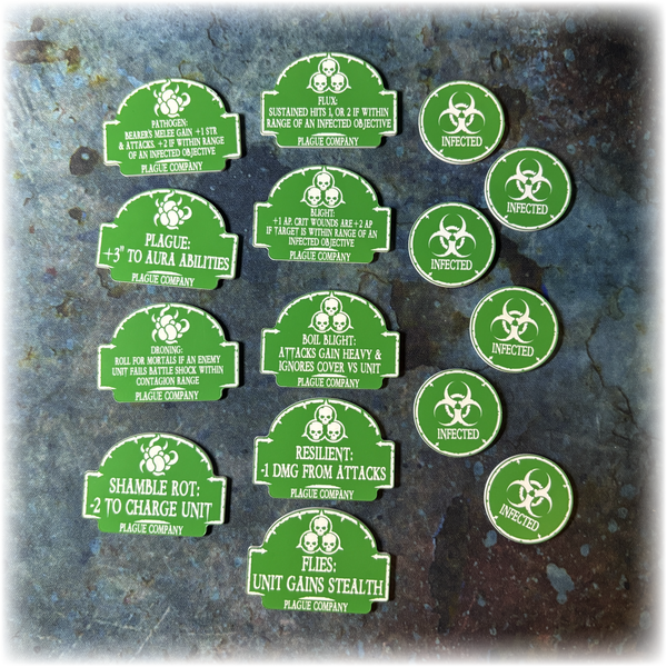 Plague Guard - 10th Edition 40k Token Set
