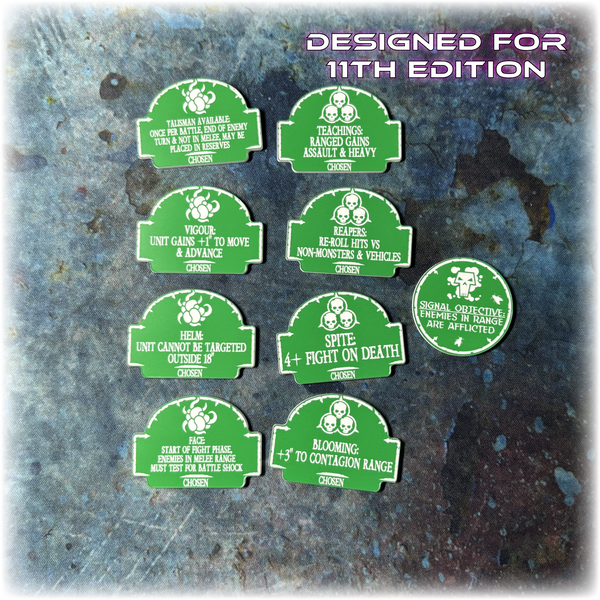 Plague Guard - Chosen Detachment - 11th Edition Token Set
