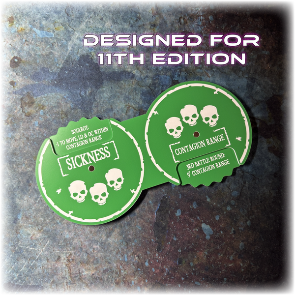 Plague Guard - Magnetic Sickness & Contagion Dial - 11th Edition
