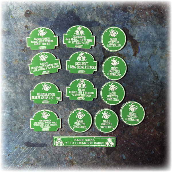 Plague Guard - 10th Edition 40k Token Set