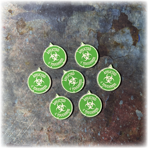 Plague Guard - Afflicted Tokens (Pack of 7)