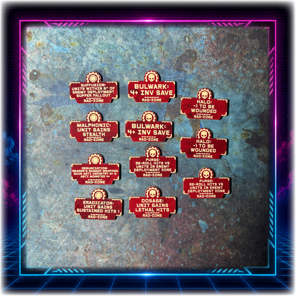 Machine Cult - Rad-Zone Detachment - Token Set