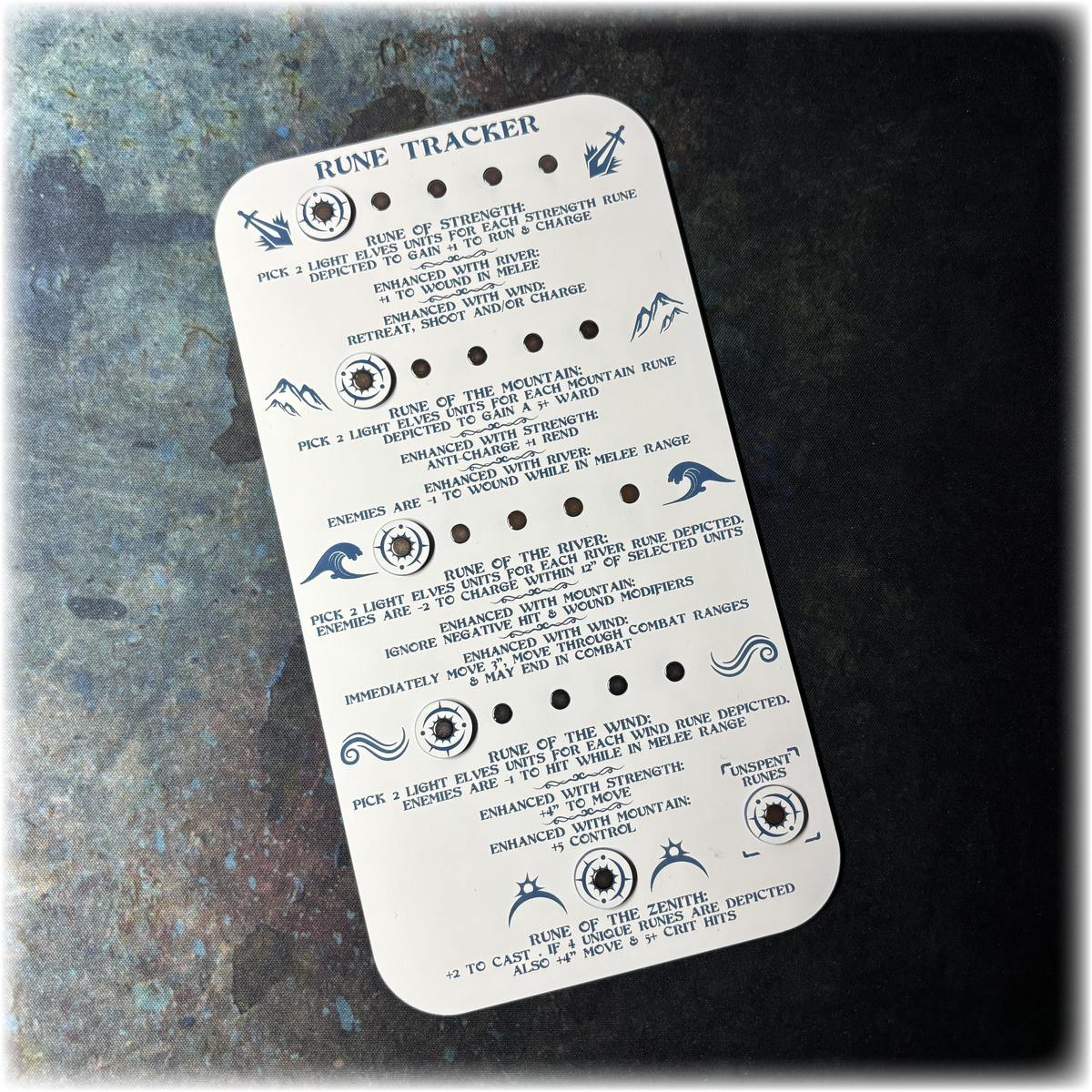 Light Elves Rune Tracker - AoS 4th Edition – Pro Painted Studios