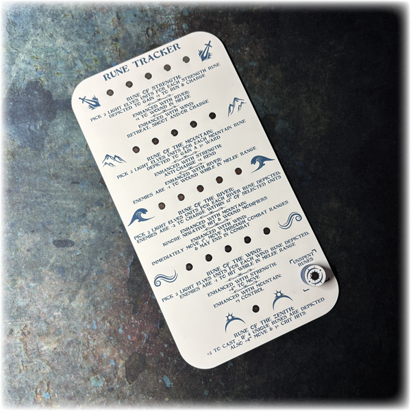 Light Elves Rune Tracker - AoS 4th Edition