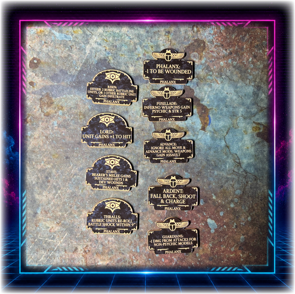 Scarab Sons - Phalanx Detachment - Grimdark Token Set