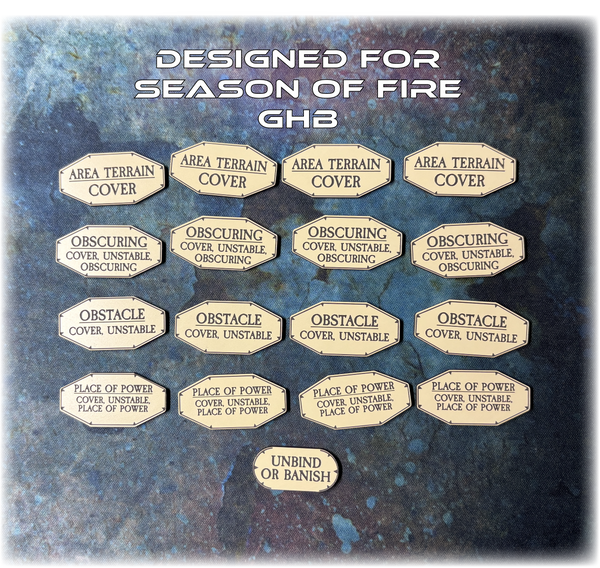 Season of Fire GHB - Scenery Tokens - AoS 4th Edition