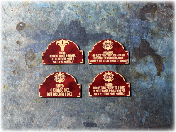 Infernal Dwarves - Scourge of Life Upgrade Tokens - AoS 4th Edition