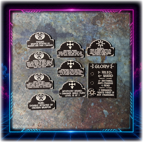 Chaotic Hordes - Scourge of Fire Upgrade Tokens