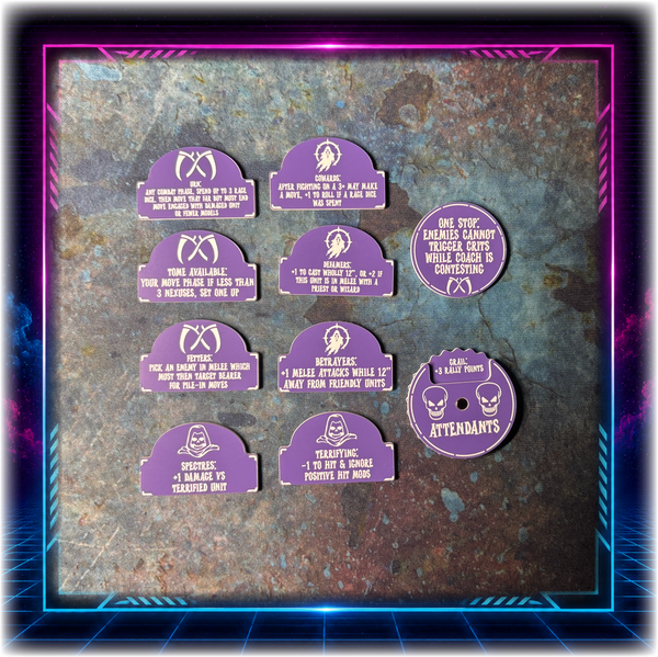 Ghostly Reapers - Scourge of Fire Upgrade Tokens