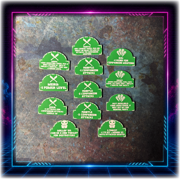 Steel Orcs - Scourge of Fire Upgrade Tokens