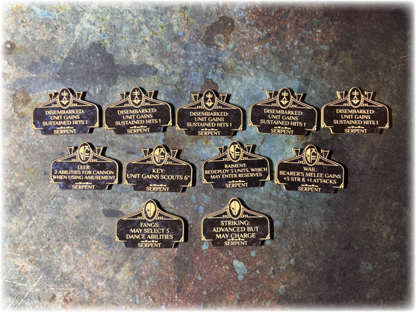 Space Elves - Serpent- 10th Edition Token Set