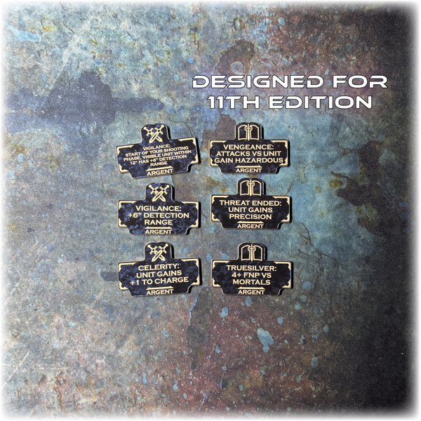MEGA BUNDLE - Silver Knights - Grimdark Token Set