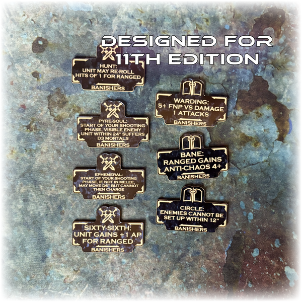 MEGA BUNDLE - Silver Knights - Grimdark Token Set