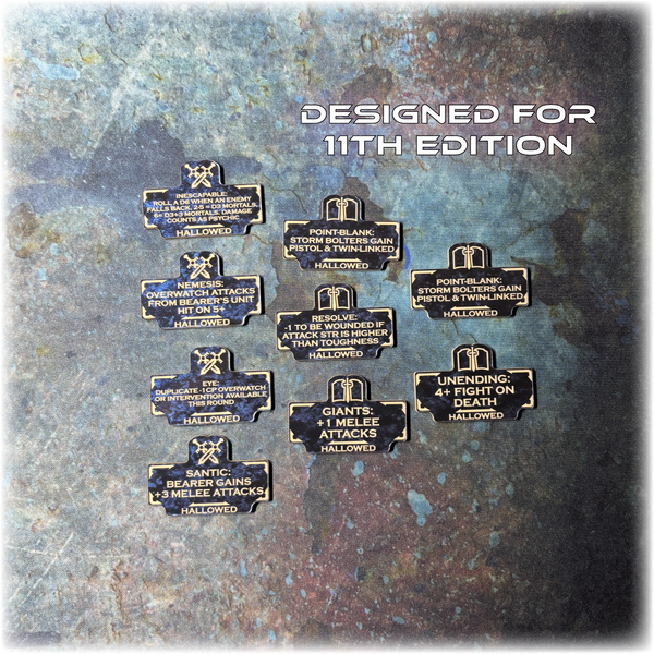 MEGA BUNDLE - Silver Knights - Grimdark Token Set