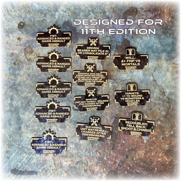MEGA BUNDLE - Silver Knights - Grimdark Token Set