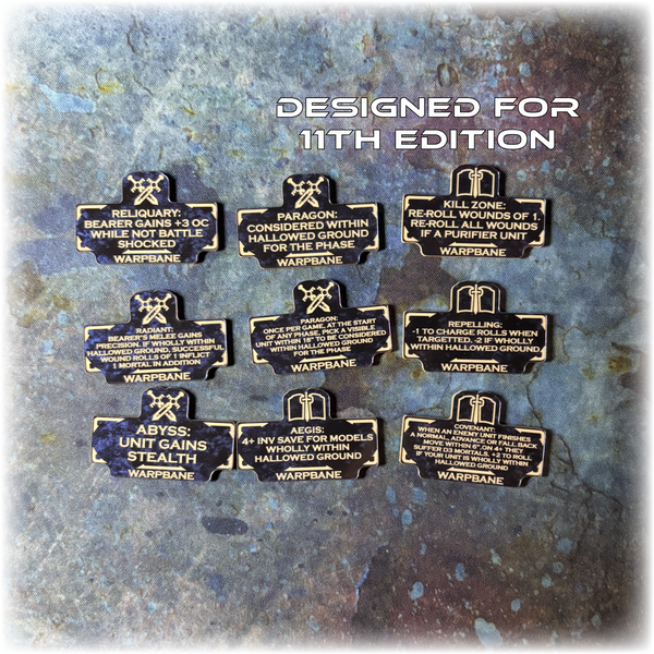 MEGA BUNDLE - Silver Knights - Grimdark Token Set