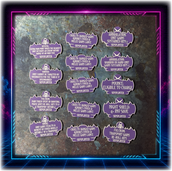 MEGA BUNDLE - Shadowspace Raiders - Grimdark Token Set
