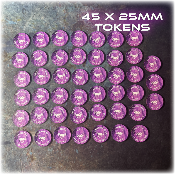 Snake Daughters – Fantasy Effect Battle Tokens - AoS 4th edition