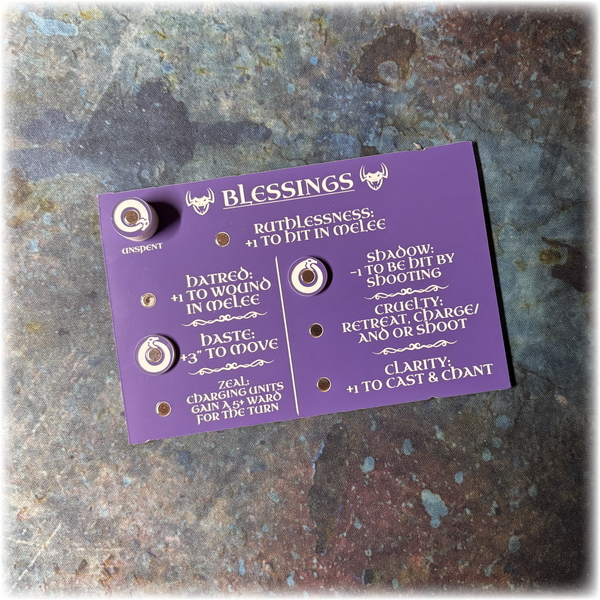 Snake Daughters - Blessings Tracker - AoS 4th Edition