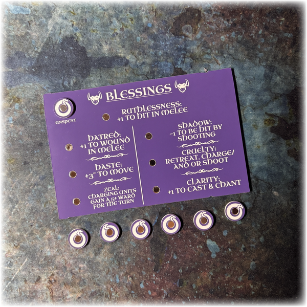 Snake Daughters - Blessings Tracker - AoS 4th Edition