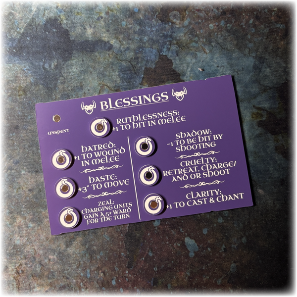 Snake Daughters - Blessings Tracker - AoS 4th Edition