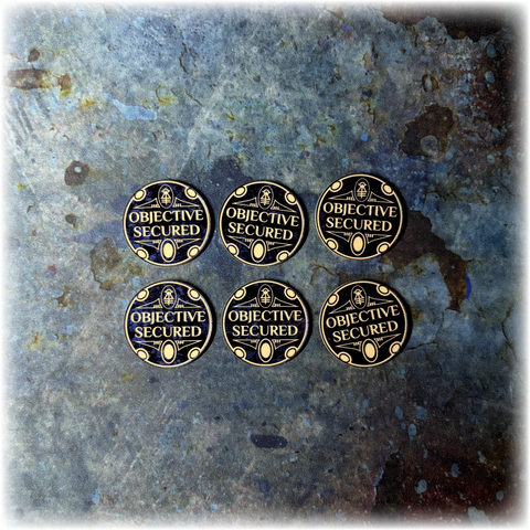Space Elves - Objective Controlled - Acrylic Tokens 10th Edition 40k (Pack of 6)