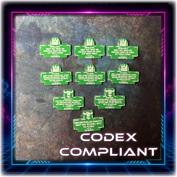 MEGA BUNDLE - Space Orcs - 11th ed Grimdark Token Set