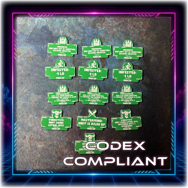 MEGA BUNDLE - Space Orcs - 11th ed Grimdark Token Set