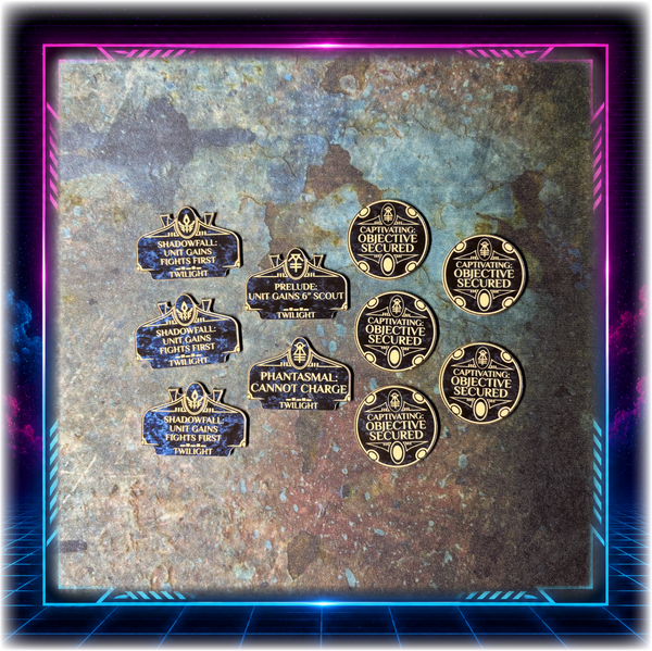 Space Elves - Twilight Detachment - Grimdark Token Set