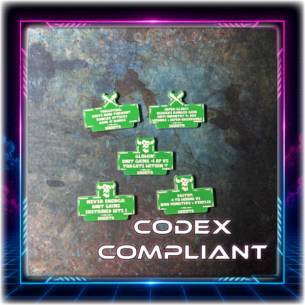 Space Orcs - Shoota Detachment - 11th Ed Grimdark Token Set