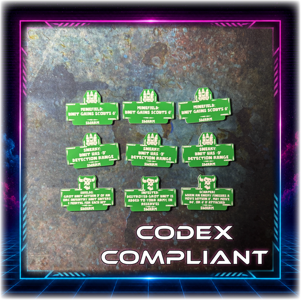 Space Orcs - Swarm Detachment - 11th Ed Grimdark Token Set