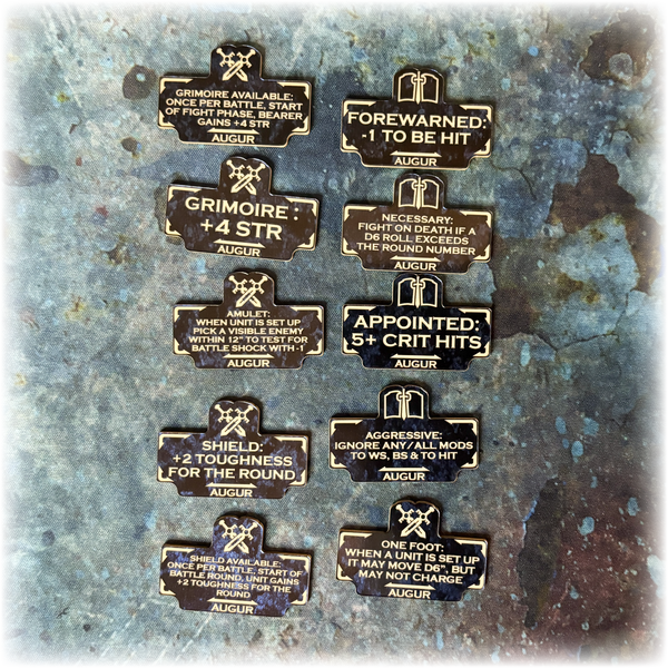 Steel Knights  - 10th Edition 40k Token Set
