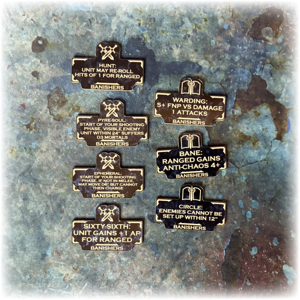 Steel Knights  - 10th Edition 40k Token Set