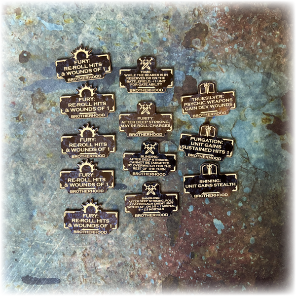 Steel Knights  - 10th Edition 40k Token Set