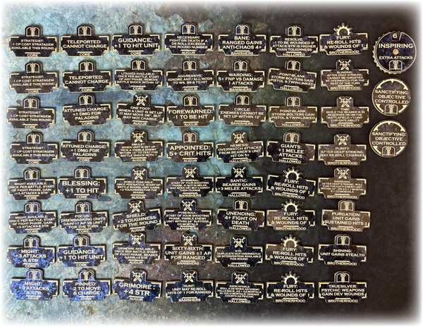 Steel Knights  - 10th Edition 40k Token Set