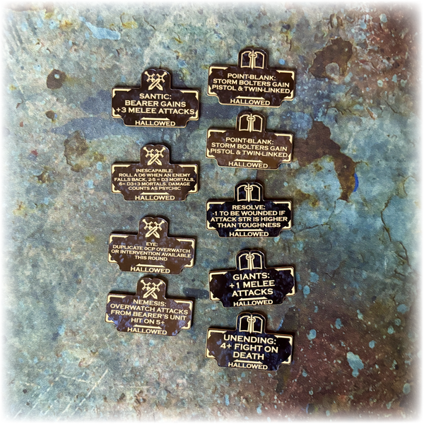 Steel Knights  - 10th Edition 40k Token Set