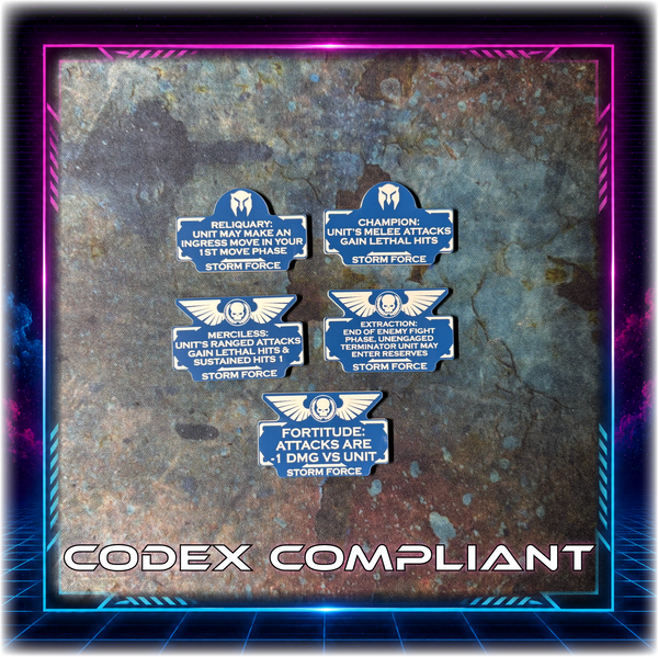 Battle Brothers - Storm Force Detachment - 11th ed Grimdark Token Set
