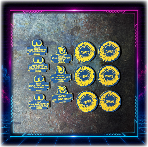 MEGA BUNDLE - Alien Hives - 11th ed Grimdark Token Set