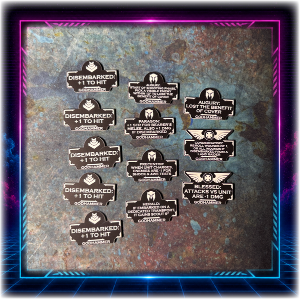 Templar Brothers - Godhammer Detachment  - Token Set