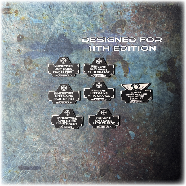 MEGA BUNDLE - Templar Brothers - Grimdark Token Set