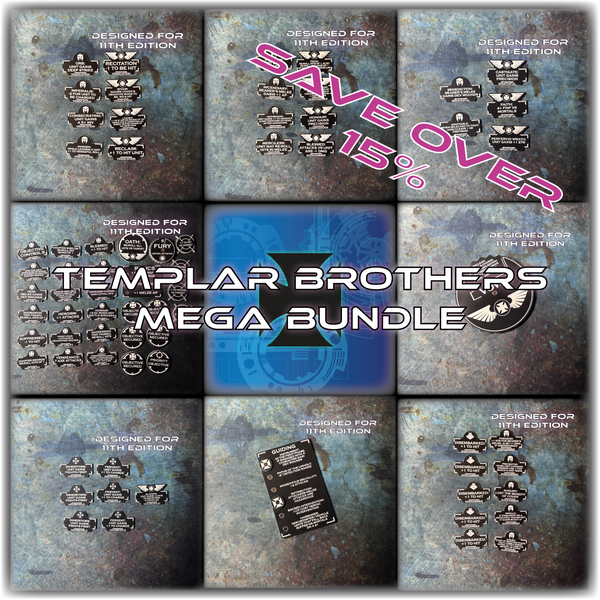 MEGA BUNDLE - Templar Brothers - 11th Edition Token Set