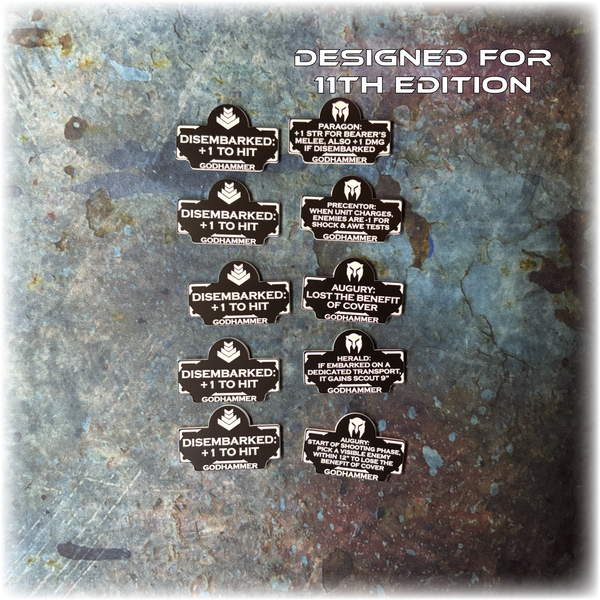 MEGA BUNDLE - Templar Brothers - Grimdark Token Set