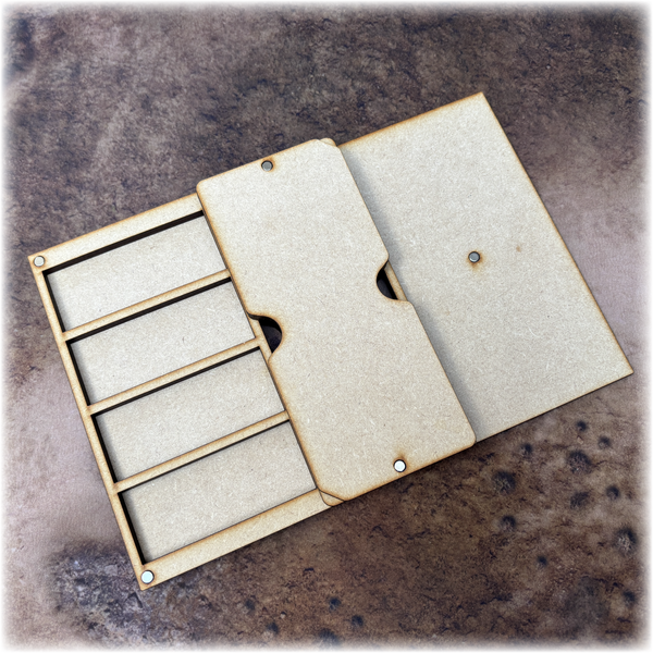 WarVault Modular Dice Holder & Battle Token Storage – Tray Lift & Storage Add-On